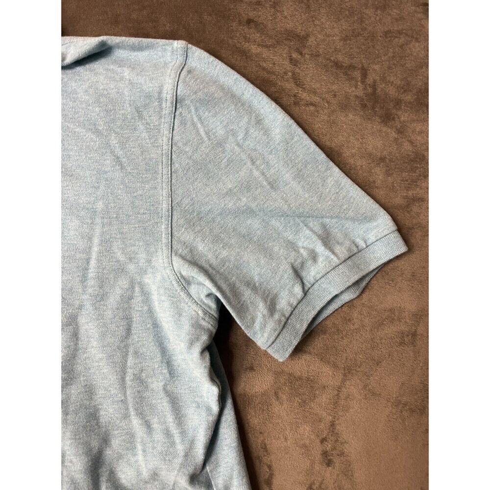 Southern Tide Men's Size M Skipjack Polo Shirt Cotton Blend Green Blue - Picture 2 of 6